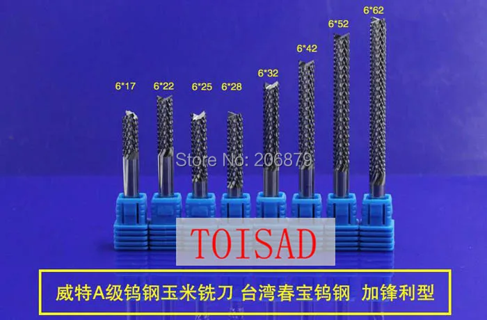 Концевая фреза с зубцами кукурузой ЧПУ фрезы инструменты печатная плата резак