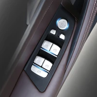 abs chrome car door window switch lifter buttons cover sticker trim for bmw 5 series 2018 528 530 g38 g30 11pcs13pcs
