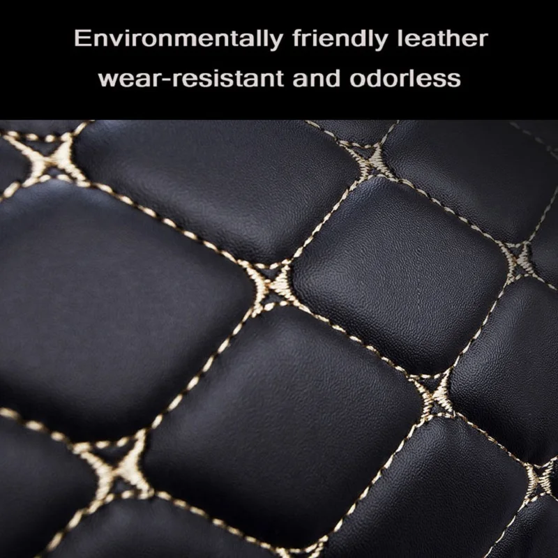 Car Trunk Mat for peugeot 308 t9 nissan murano z51 ford fusion changan cs15 citroen c4 Accessories cargo liner mats boot carpets |