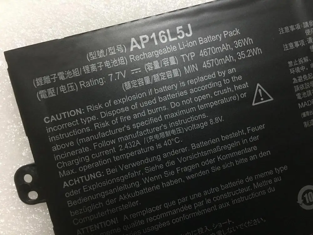 SupStone подлинный AP16L5J Аккумулятор для ноутбука Acer Switch 3 5 SF514-52T-83U3 SF514-52T-86W1 Spin 1 SP111-32N
