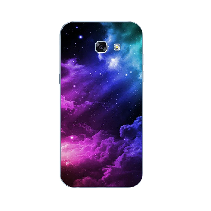 9174 07 Для samsung Galaxy A7 TPU чехол для телефона для A320 A520 A720 оболочка прозрачная для A3 A5() Задняя крышка блестящая Звезда узор - Цвет: 9174 07