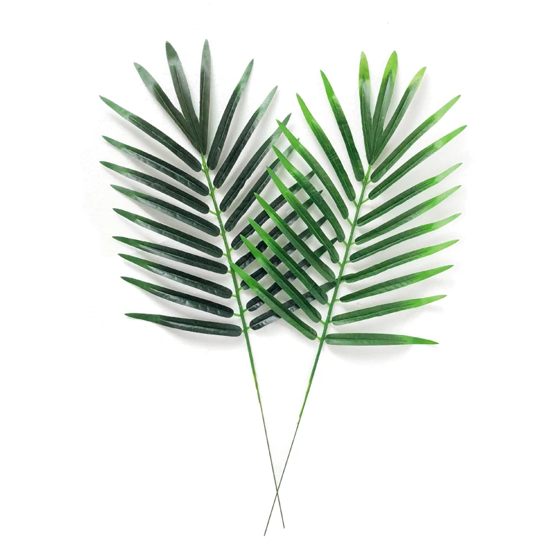 Пластиковые искусственные листья GreenTropical Пальмовые Листья моделирование лист для вечерние для дома садовые украшения DIY