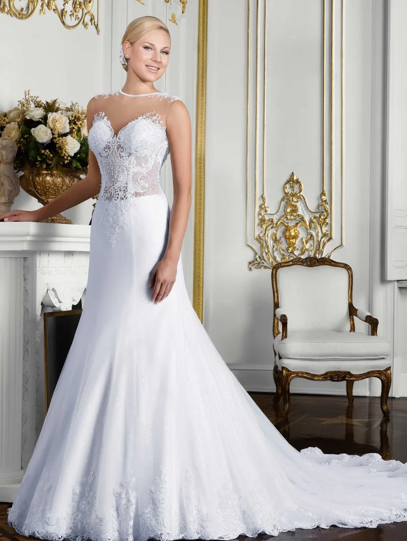 KSD143 robe de mariage Люкс Свадебные Платья vestido де noiva Русалка Старинные Кружева На Заказ