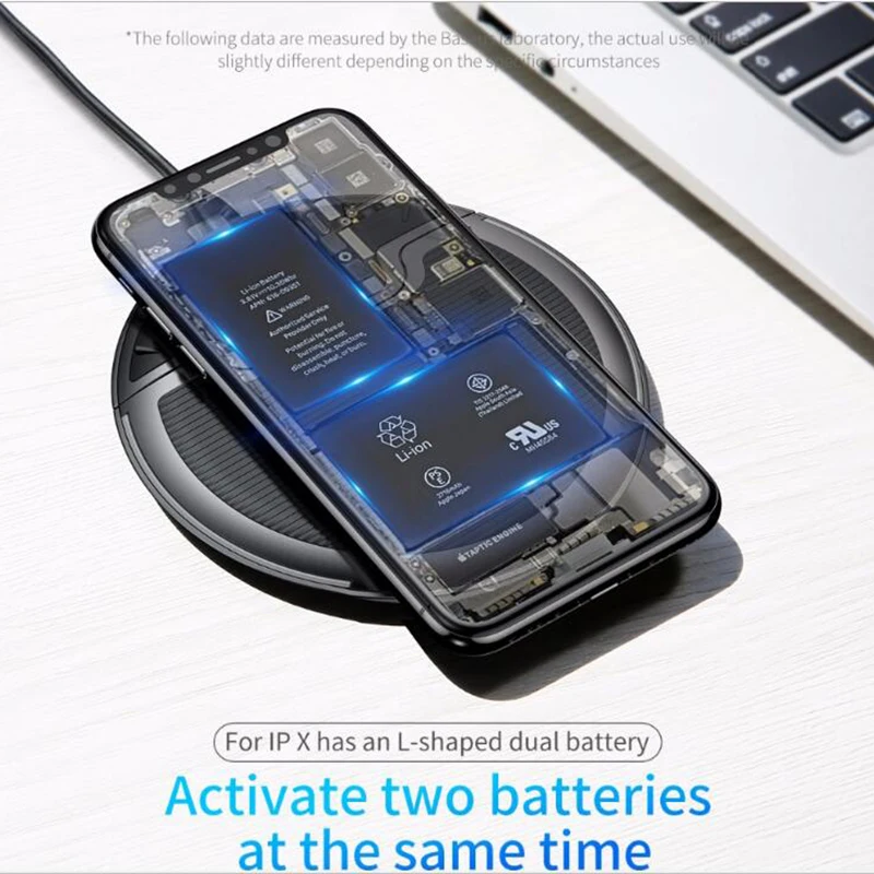 Беспроводное зарядное устройство Baseus деформируемое Qi для iPhone 8/X