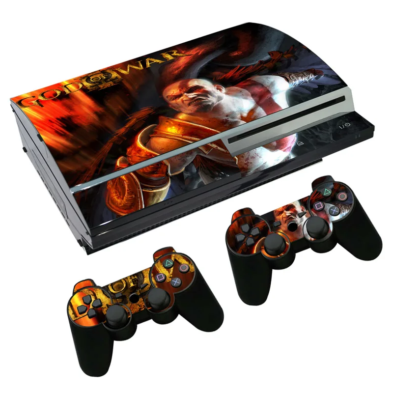 Наклейка God of War для PS3 Fat PlayStation 3 консоль и контроллеры Skins виниловая