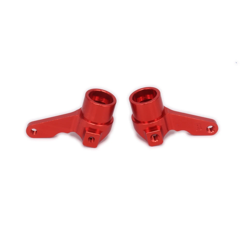 2PCS Aluminum Steering Hub Carrier For Rc Hobby Model Car 1/10 Kyosho Optima 4Wd Steering Blocks Buggy Off-Road Hopup Parts images - 6