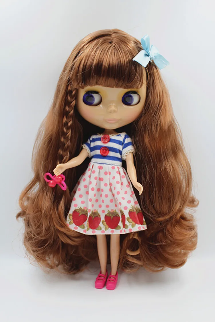 Кукла Blygirl загар бахрома волосы кукла тело мода можно изменить макияж модная