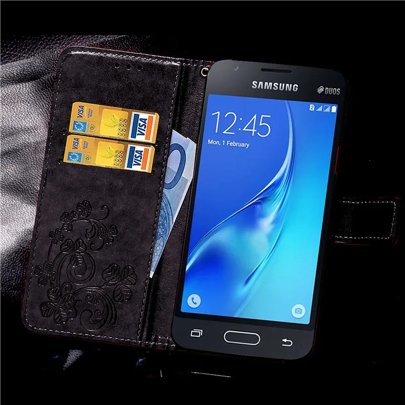 Роскошный чехол из искусственной кожи для samsung Galaxy J1 Mini J105 J105H 2016 SM Nxt Duos откидная