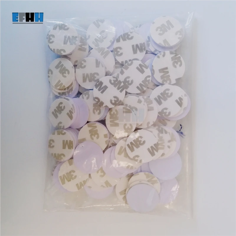 Перезаписываемая rfid карта EM4305/EM4205 125 кГц с адхенсивной наклейкой 3 м 1 шт./лот