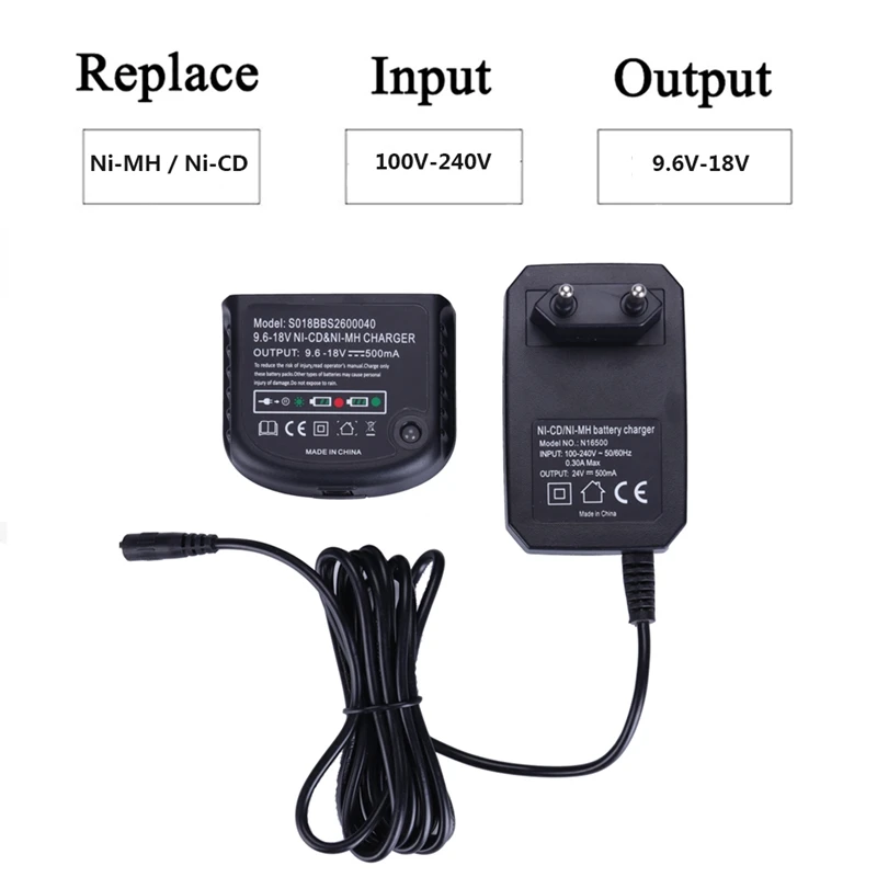 9 6 V-18 V многовольтное зарядное устройство для Black &amp Decker Ni-Cd Ni-MH батарея Hpb18 Hpb18-Ope Hpb12