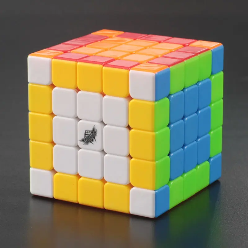 Бренд Cyclone Boys 5x5x5 Cube Magic Stickerless/Black Профессиональная игра головоломка 5x5 Speed для