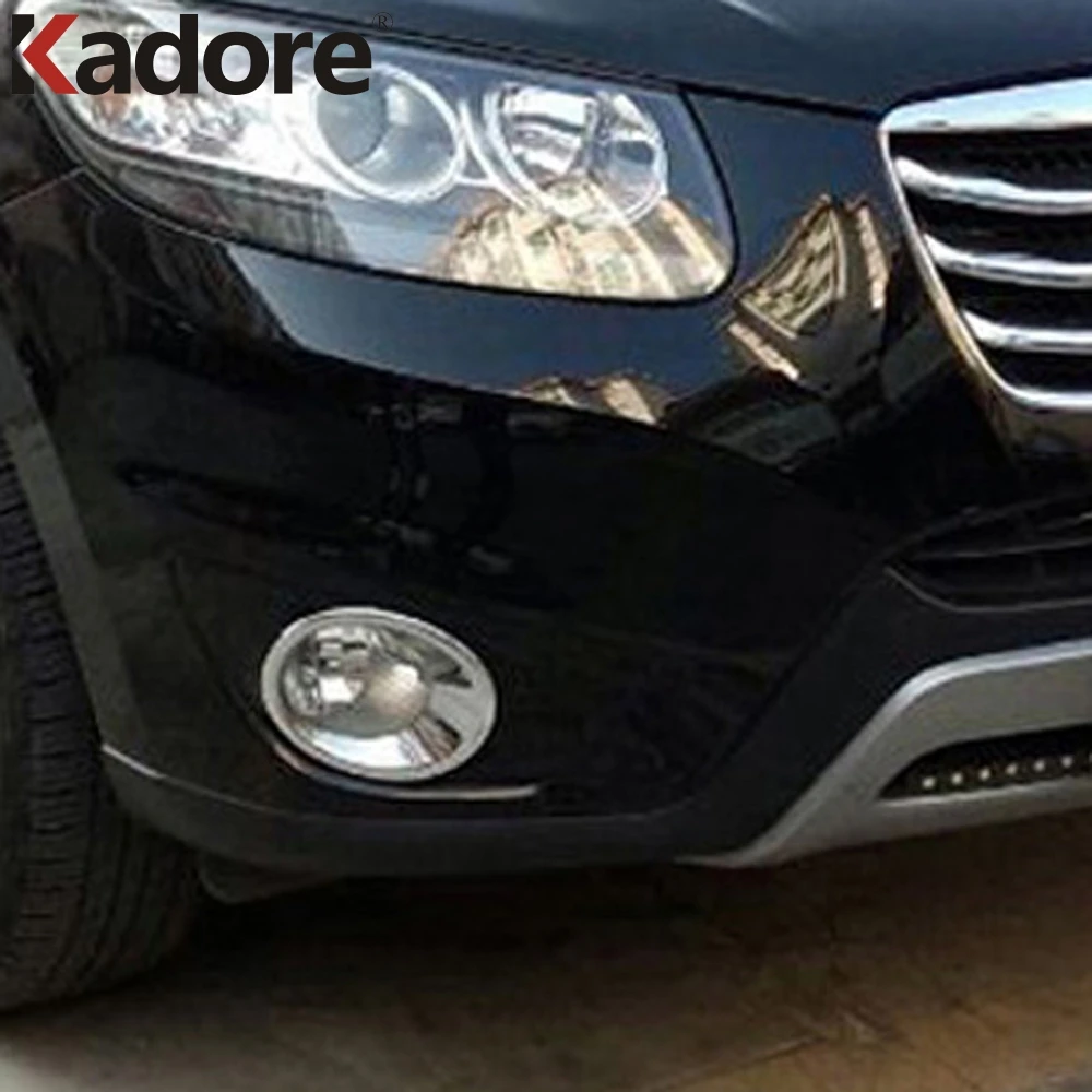 Для Hyundai Santa Fe 2010 2011 2012 ABS хромированная Автомобильная крышка аксессуары для