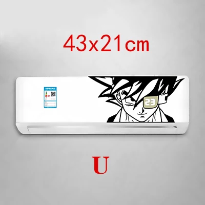 21black T Dragon Ball Vegeta кондиционер стикер Наруто мультфильм стикер стены вешалка-наклейка украшение для спальни обои - Цвет: 21black T