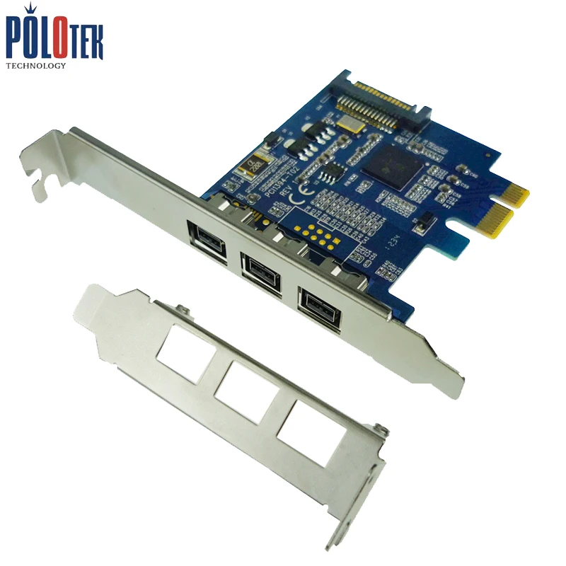 External 1394B PCIe card Firewire 800 IEEE1394B PCI EXPRESS PCIT1301 | Компьютеры и офис