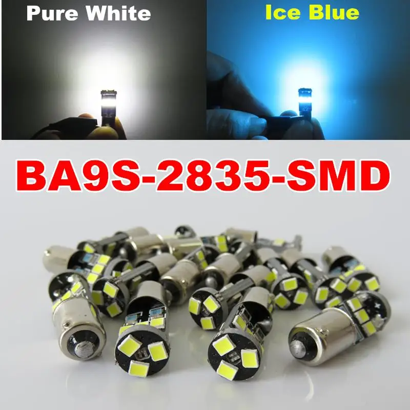 WLJH 2x Canbus BA9S T4W H6W светодиодный 2835SMD интерьерная лампа светильник автомобиль без