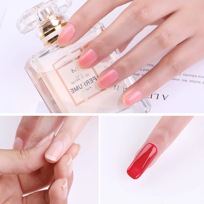 10Pcs Nail Art Fiberglass for UV Gel DIY Nails White Acrylic Extension Tips With Scraper Spa Tool | Красота и здоровье
