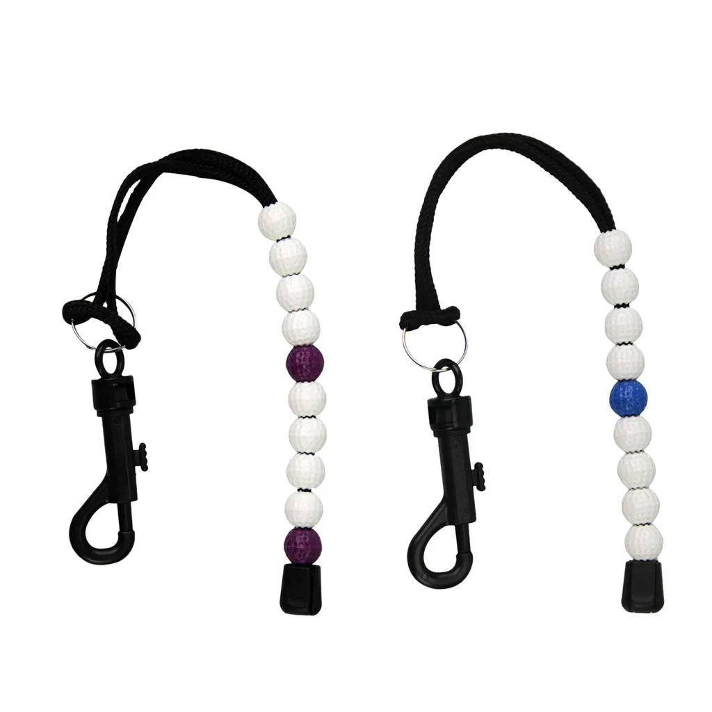 2 шт. портативный мяч для гольфа счетчика инструмент браслет сумка бирка