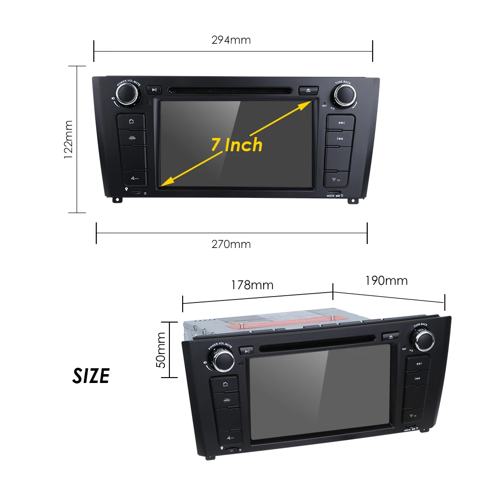 1 Din Android 9 0 gps автомобильный DVD плеер Пульт дистанционного управления для BMW серия