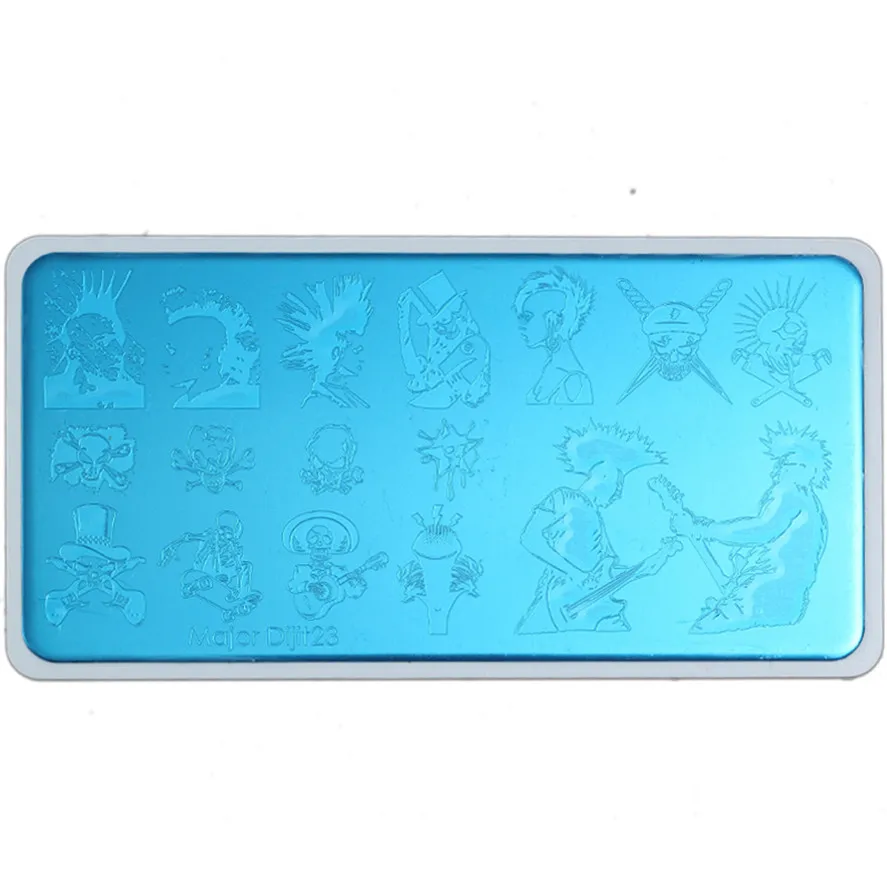 Горячий! 1 шт. модный художественный штамп с изображением для ногтей в стиле хип