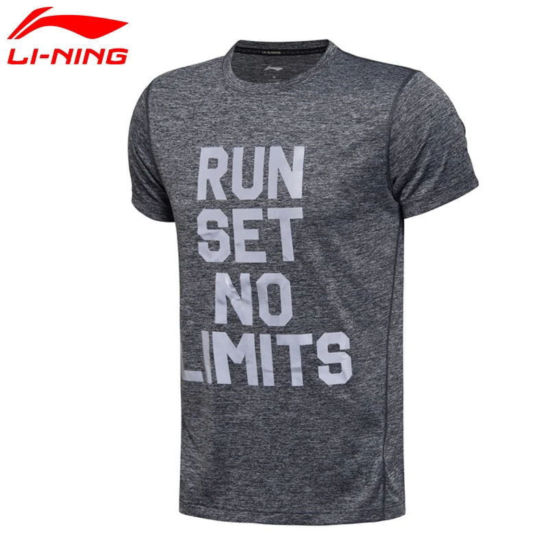 Li-Ning Men's Jogger Running T-Shirts ATDRY Polyester Breathable LiNing Culture Short Tee AHSM167 MTS2477 | Спорт и развлечения