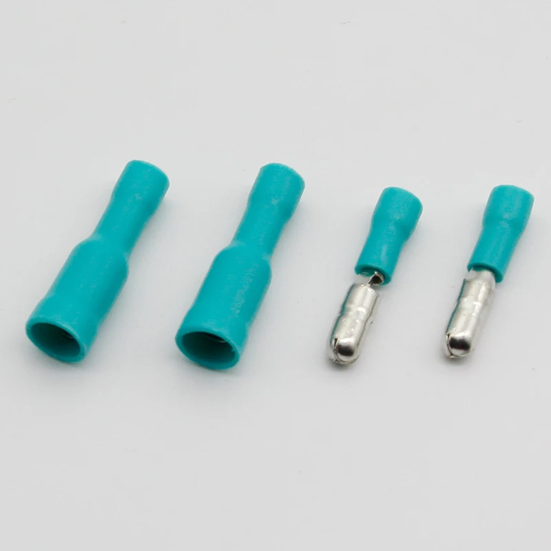 Горячая Распродажа 50 X зеленый штекер гнездовой соединитель обжимные клеммы