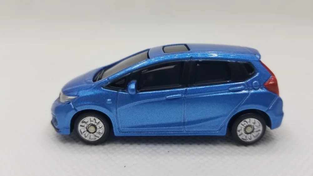 1: 64 литая под давлением модель для Honda Fit спортивный синий миникар игрушечный автомобиль миниатюрные подарки джаз