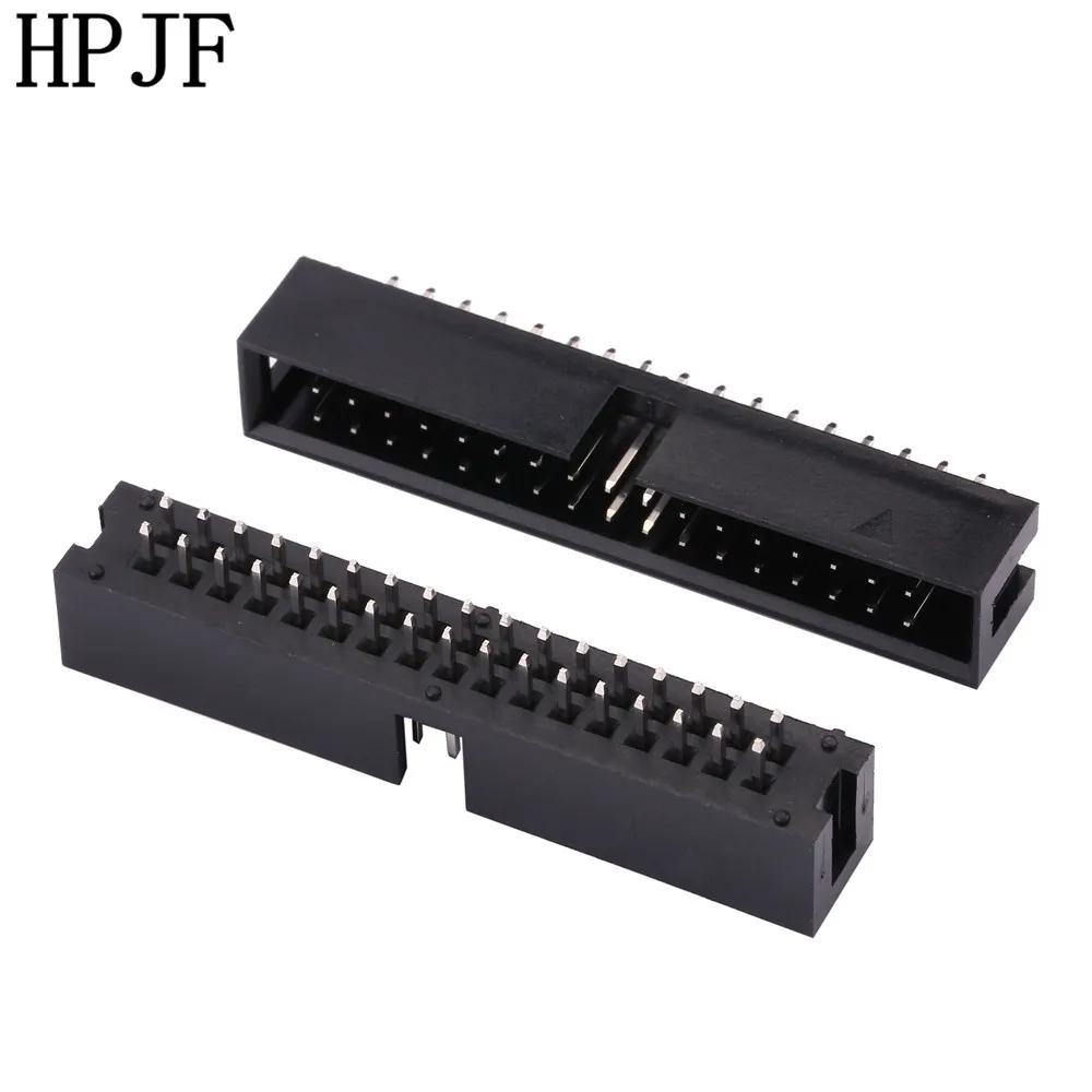 10 шт. DC3 34 контакта 2x17Pin двухрядный шаг 2 54 мм Прямоугольный штырь с двумя