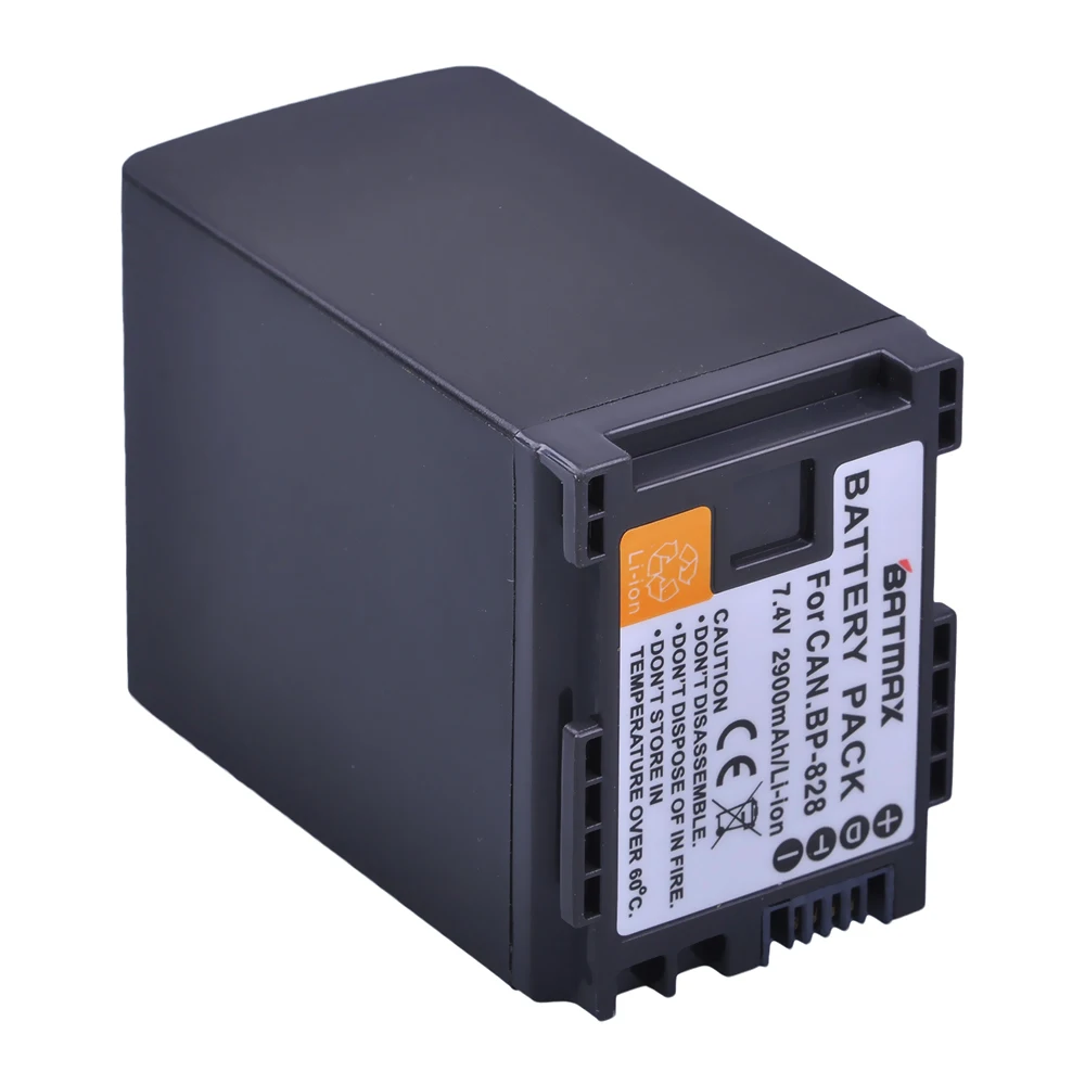 Batmax 4 шт. BP 828 Bateria BP828 литий ионный Батарея + ЖК дисплей USB Зарядное устройство для