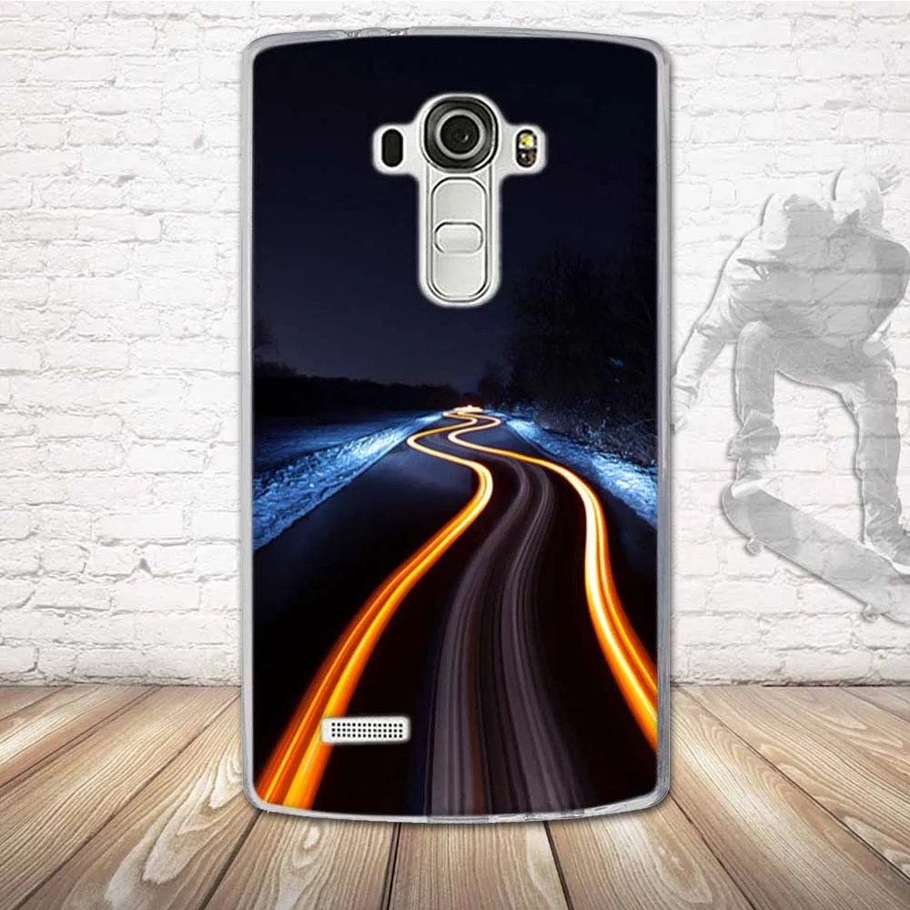 Чехол для LG G4 силиконовый мягкий ТПУ чехол с рисунком телефона защитный G 4 H815 H818