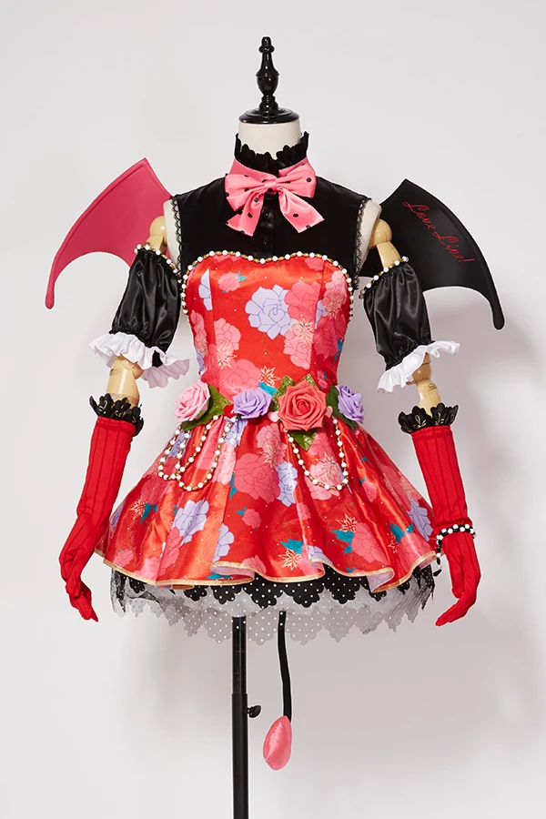 Love Live Lovelive Maki Nishikino Little Devil Demon SR Awakening женское нарядное платье униформа