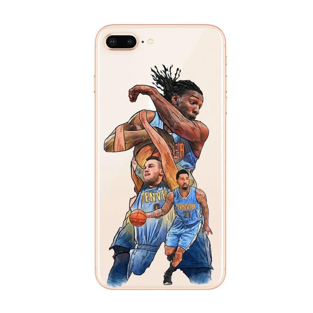 Баскетбольный чехол для телефона Кобе Джеймс Джордан iPhone X XS XR 8 7 6 S Plus 5 5S SE Coque