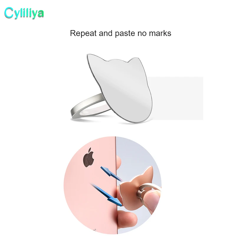 300pcs Finger Ring Mobile Phone Holder Bracket Metal Lazy Buckle 360 Degree Stand | Мобильные телефоны и аксессуары