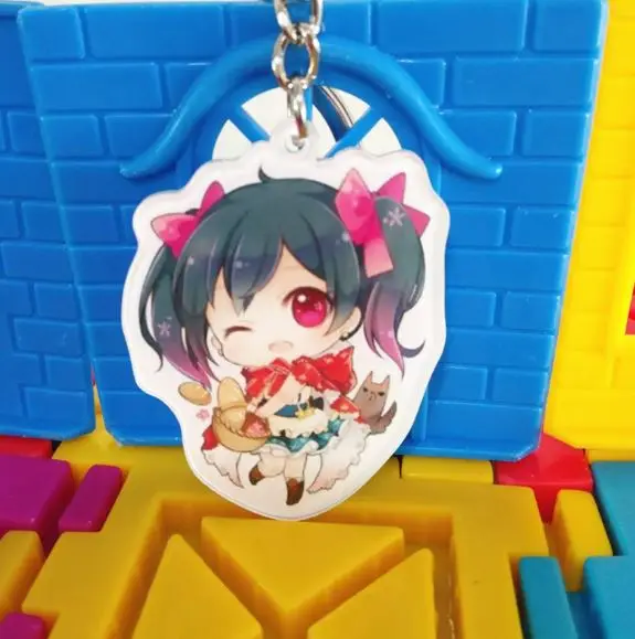 1 шт. акриловый брелок для ключей в виде аниме Love Live|Игровые фигурки и