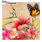 Когда-нибудь момент алмазов картина 5D DIY ручной работы картина Стразы обувь с украшениями в виде цветков и бабочек вышивки крестом домашний Алмазная вышивка S2F2160