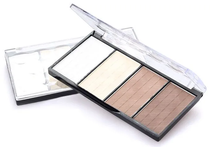 Высококачественный профессиональный макияж 4 цвета матовая фотопалитра