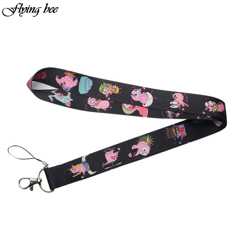 Flyingbee творческая тема мультфильм значок ID Lanyards/Забавный шнурок для телефона
