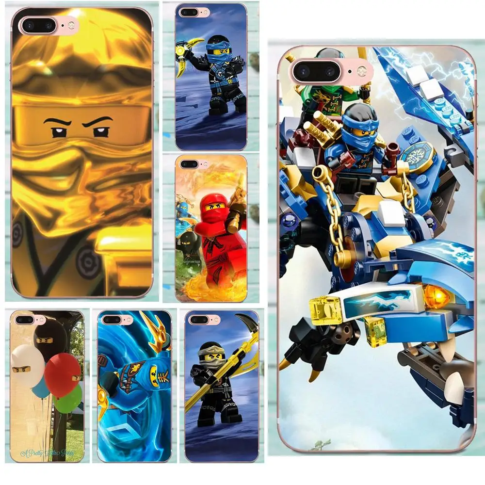 Ninjago для Xiaomi Mi3 Mi4 Mi4C Mi4i Mi5 Mi 5S 5X 6 6X 8 SE A1 Max Mix 2 Note 3 4 цветной Чехол мобильного телефона