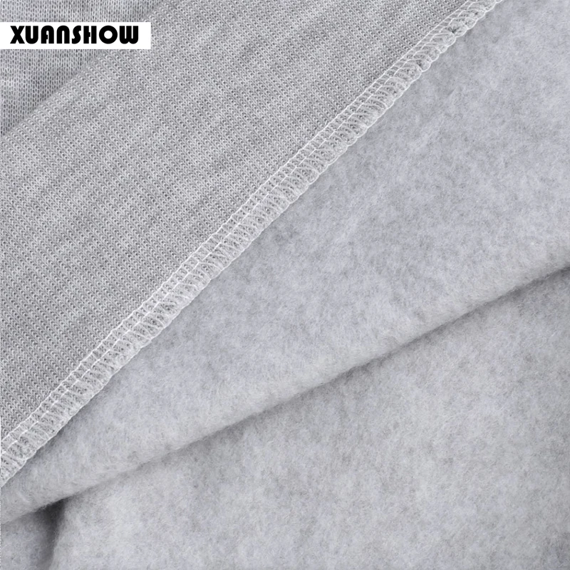 Женская спортивная одежда XUANSHOW осенне зимние спортивные костюмы с буквенным