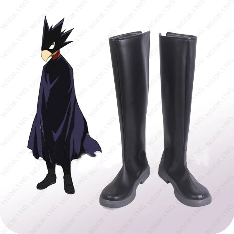 New Boku no Hero Academia tokoyami fumikage Cosplay Boots My Anime Shoes Custom Made | Тематическая одежда и униформа