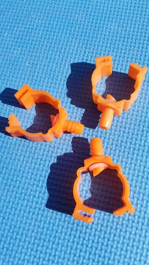 

50PCS 25mm Card Access 8MM Rabbit Drinker Clip Type Waterline Connector Water Pipe