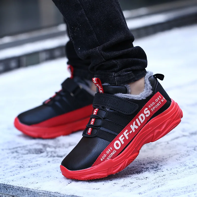 Kids Shoes 2018 Fashion Sneakers Boys Warm Sports Children Casual School For Big Size 30#-37# | Детская одежда и обувь