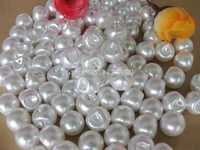 white pearl buttons 8mm baby button for sewing 200pcs garment button for craft botoes scrapbook accessory embellishment hair bow