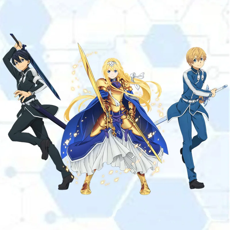 Cosroad Anime Sword Art Online Alicization Cosplay Uniform Kazuto Kirigaya Men Costume For Party Halloween 2019 | Тематическая