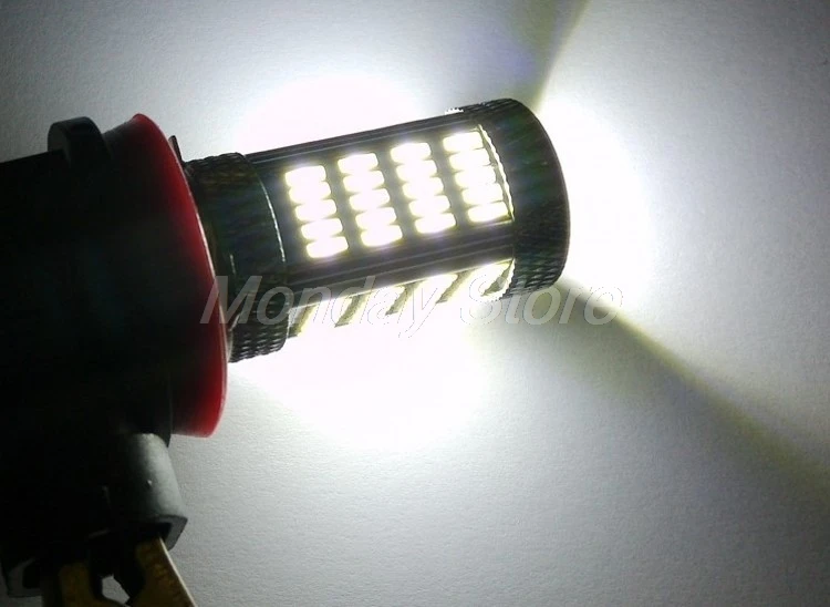 BRIDAY 2шт BA15S P21W 1156 4014 92smd обратный светильник с поворотным сигналом светодиодный