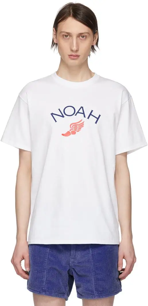 19SS NOAH X DSMLA г. ANGEL Футболка NOAH футболка Kanye West в стиле «хип-хоп» из хлопка с принтом уличная Harajuku футболка xxxtentacion пары