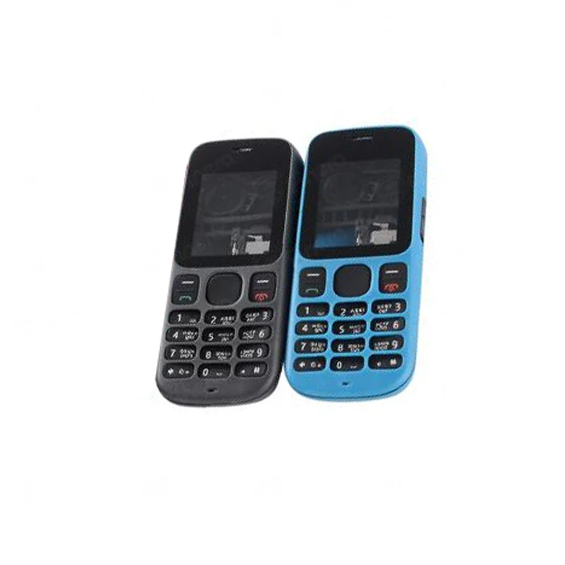 Для Nokia 101 1000 новый полный корпус Чехол передняя рамка с клавиатурой дисплей