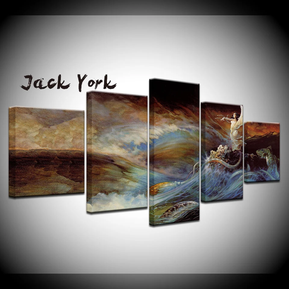 

Canvas Painting the King of dreams 5 Pieces Wall Art Painting Modular Wallpapers Poster Print for living room Home Decor