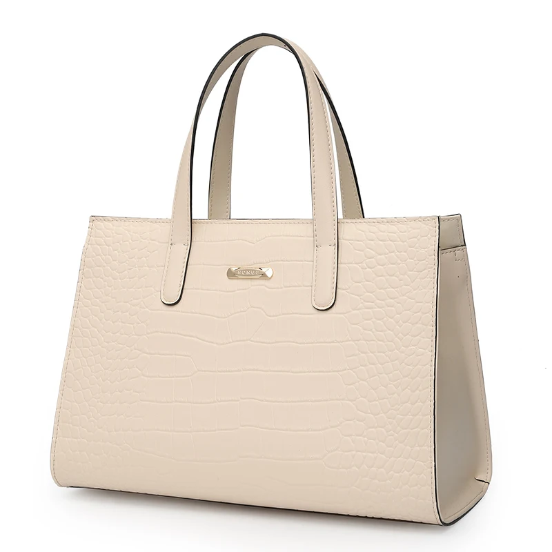 HONGU модная женская сумка из натуральной крокодиловой кожи через плечо сумка-тоут