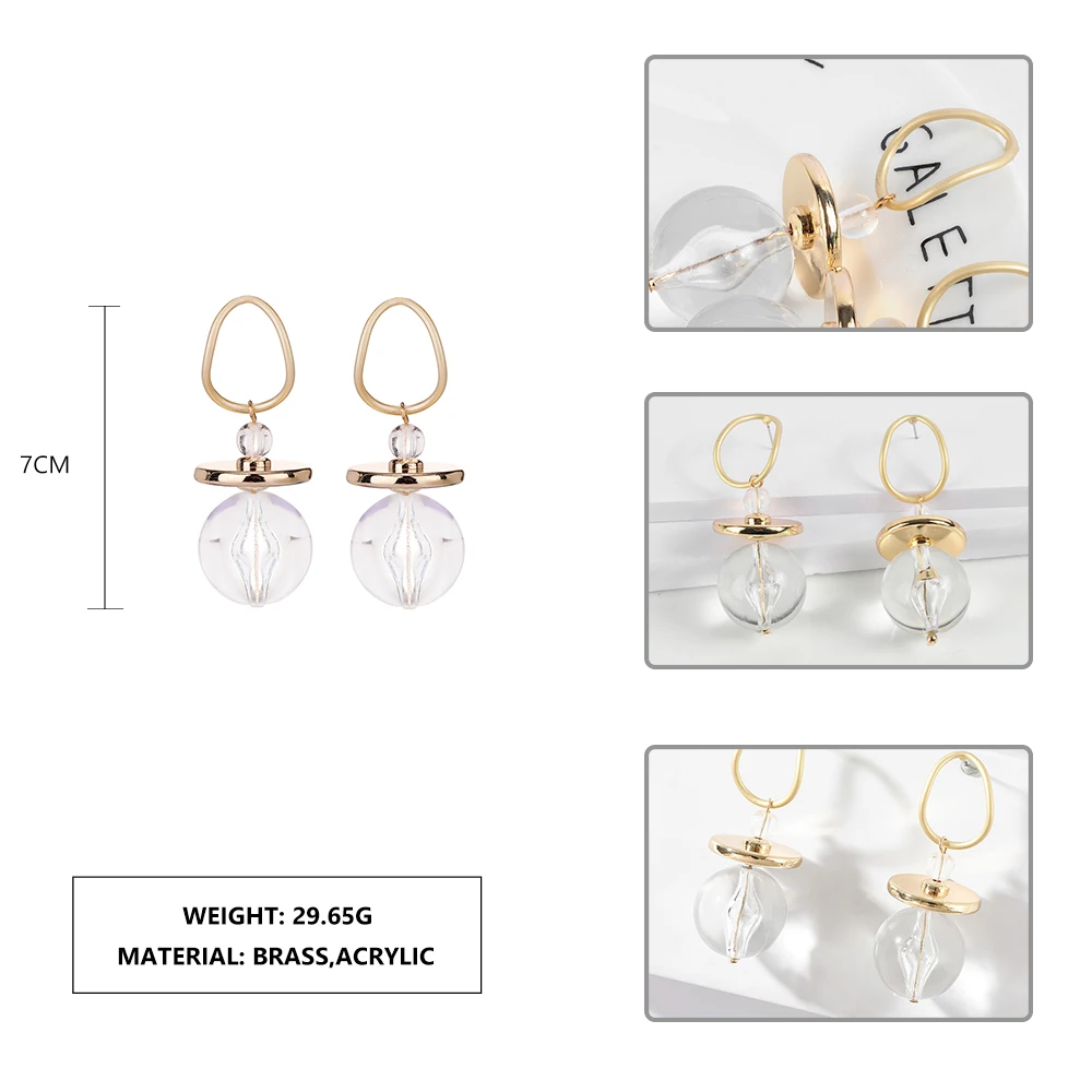 Корейские серьги большая атмосфера трендовые темпераментные модные ювелирные