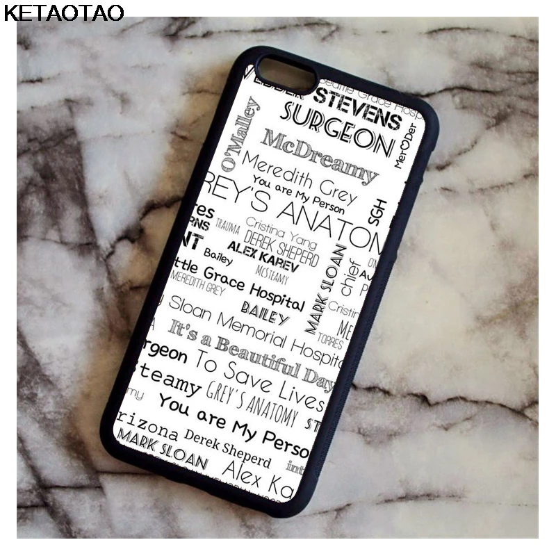 KETAOTAO новые милые чехлы для iPhone 4S 5C 5S 6S 7 8 Plus X Samsung S9 NOTE мягкий ТПУ резиновый силикон